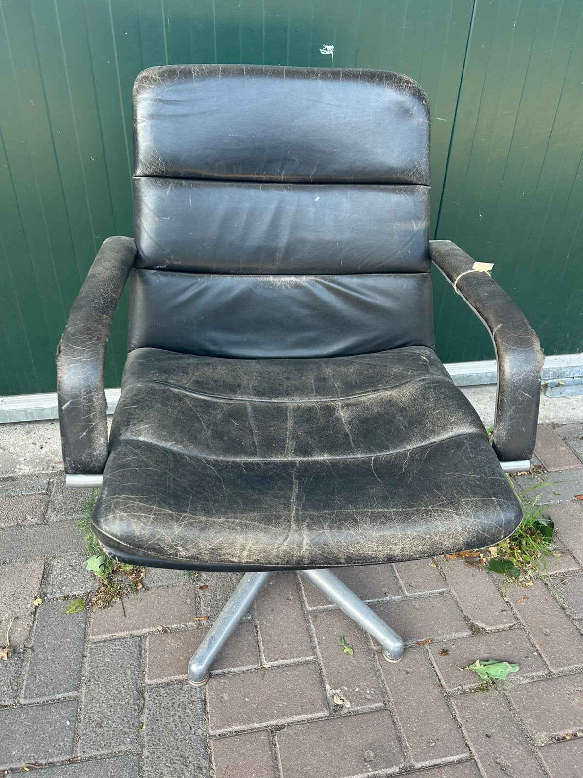 Vintage Artifort stoel, F978 model, door Geoffrey Harcourt, Ophalen, Gebruikt, Zwart, Vintage