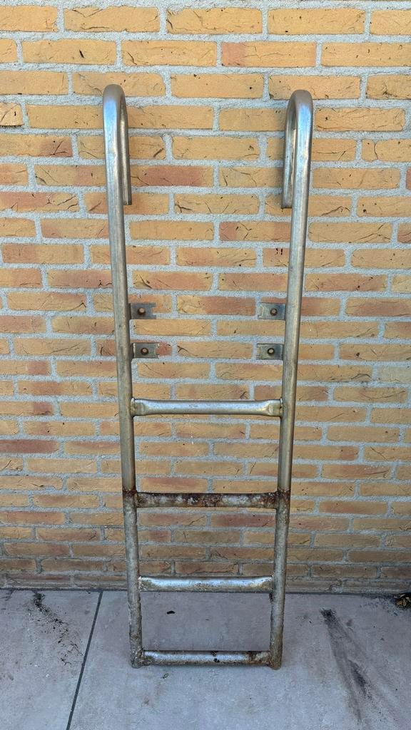 RVS steigertrap/zwemtrap, Ophalen, Gebruikt, Trap, Minder dan 2 meter