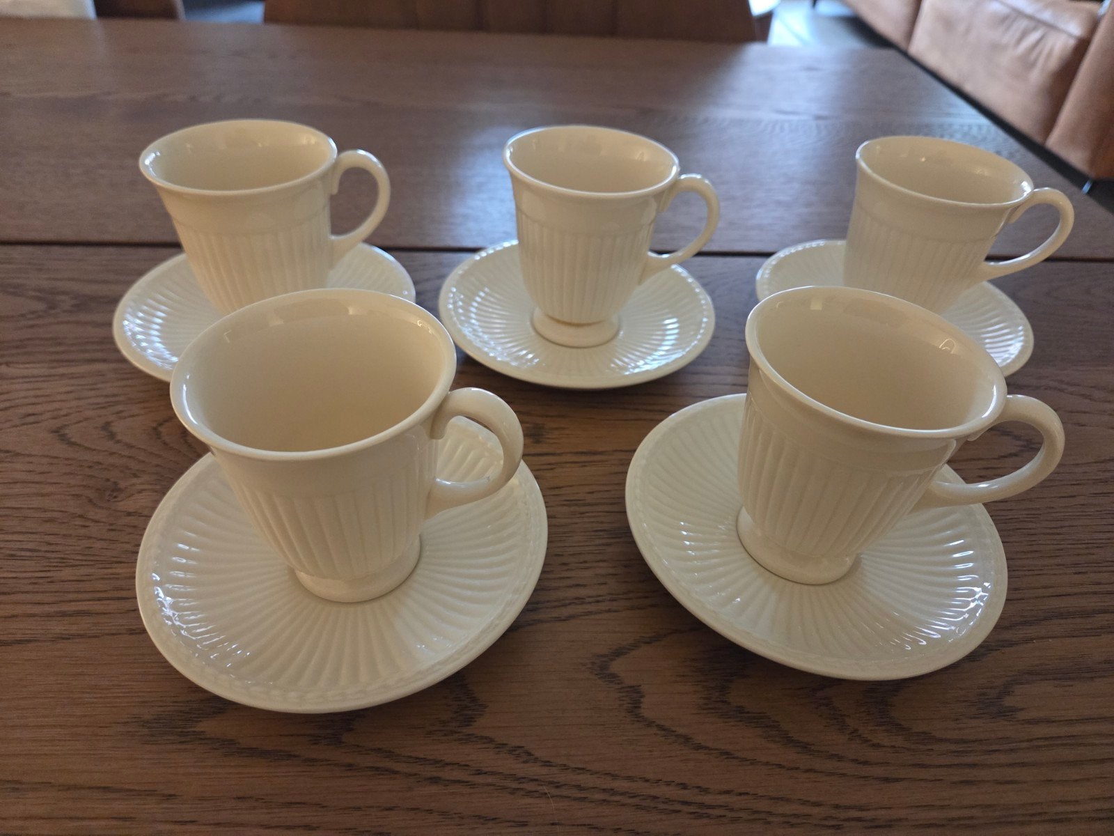 Wedgwood Edme Kopjes - 5 Stuks met Gebruikerssporen, Ophalen of Verzenden