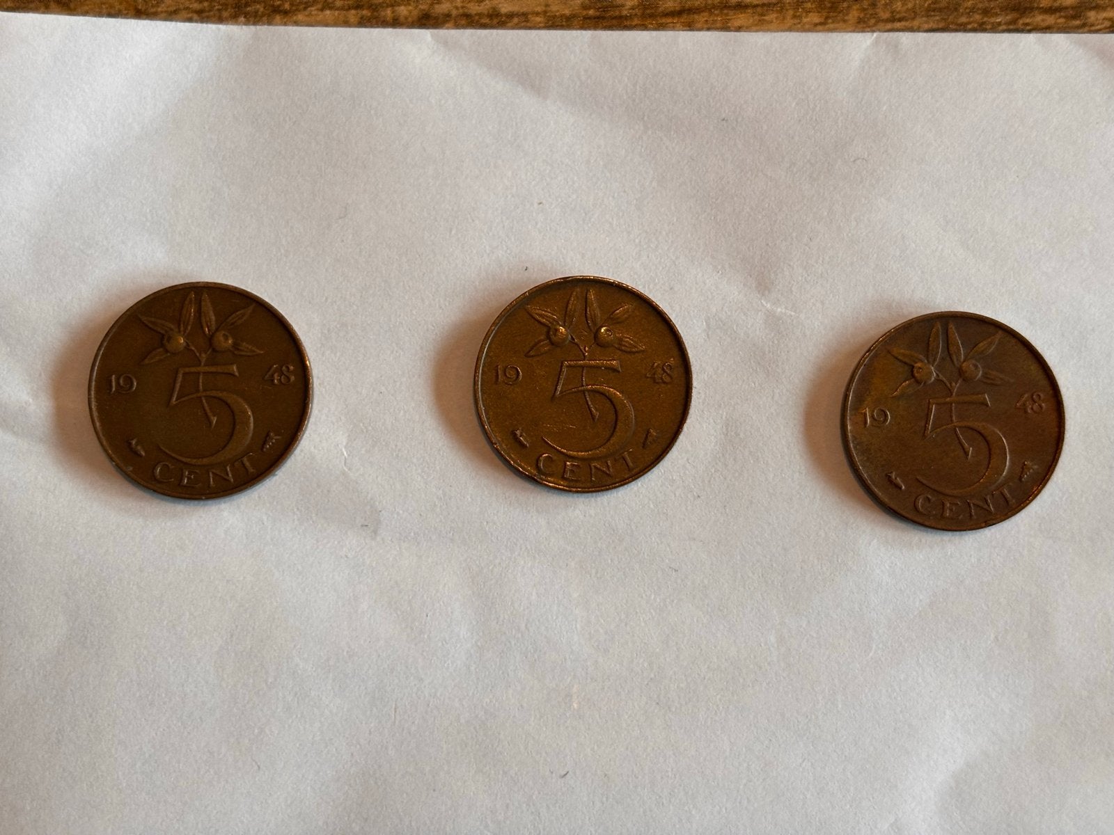 Set van 3 Nederlandse 5 cent munten Koningin Wilhelmina, Ophalen of Verzenden, Koningin Wilhelmina, 5 cent, Setje