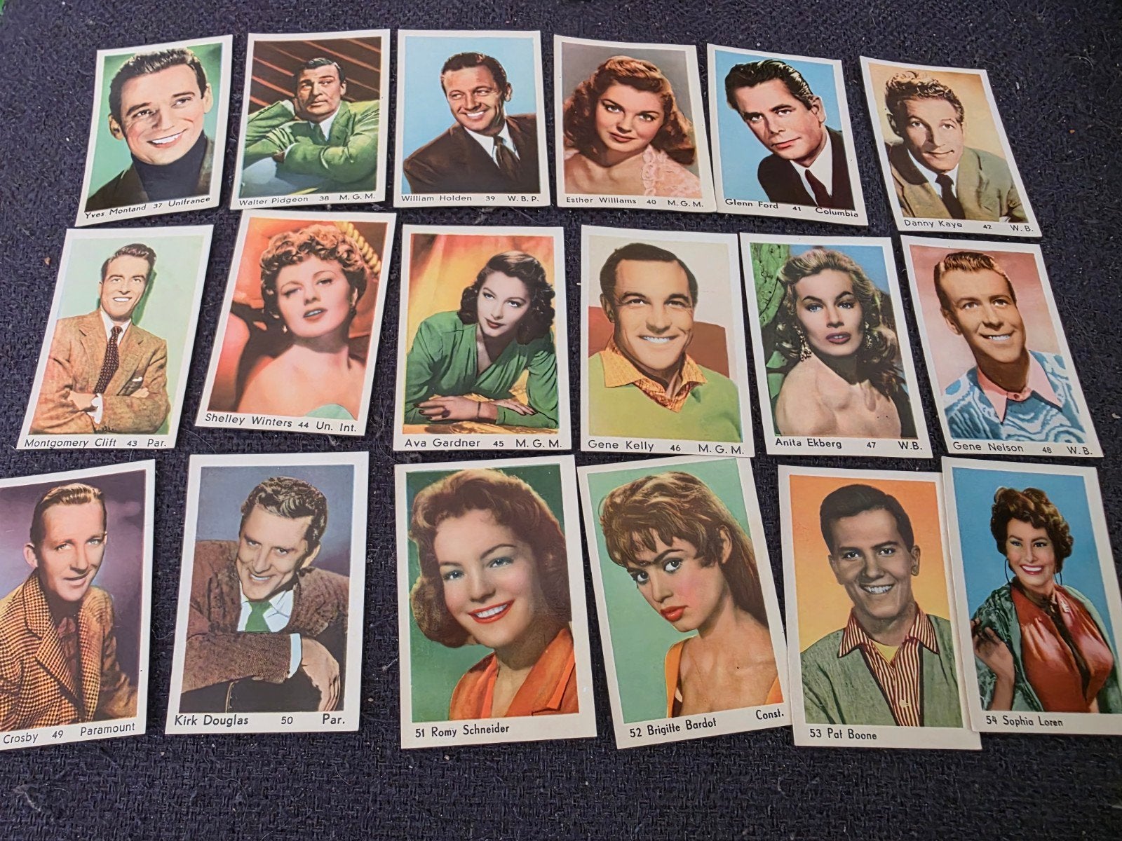 Complete Maple Leaf Filmsterren set 1-60 Elvis Dean, Hepbur, Ophalen of Verzenden, Zo goed als nieuw, Foto of Kaart