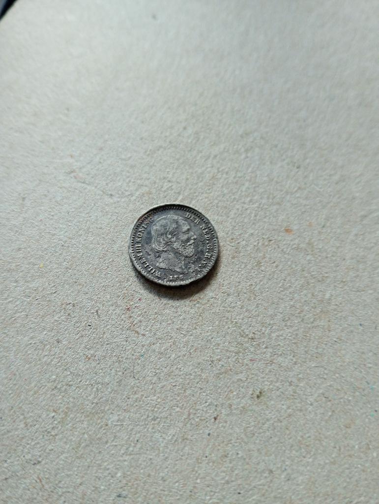 Nederland 1850 5 Cent Willem III, Postzegels en Munten, Munten | Nederland, Ophalen of Verzenden, Koning Willem III, 5 cent, Zilver