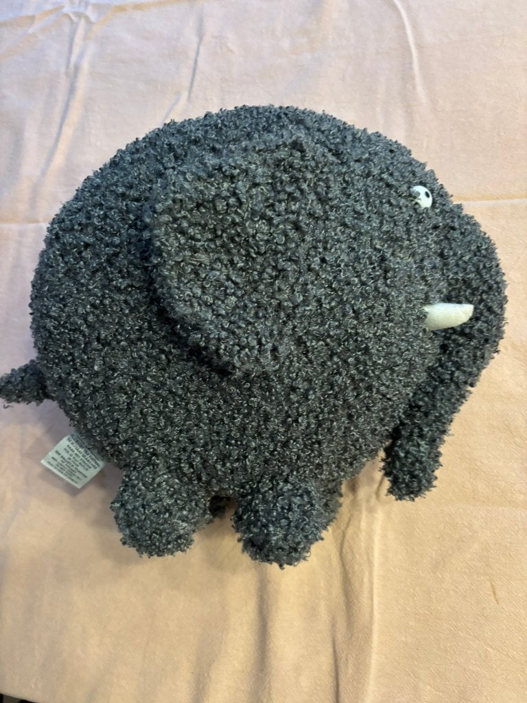 Fake elephant feyenoord grijze olifant knuffel olli!, Overige karakters, Grijs, Ophalen of Verzenden, Zo goed als nieuw
