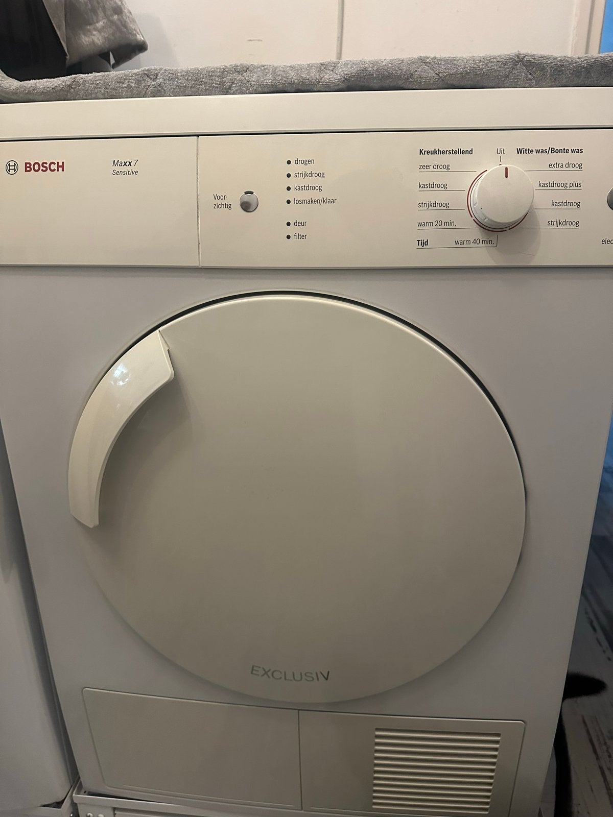 Bosch Maxx 7 Sensitive Wasdroger - Uitstekende Staat, Witgoed en Apparatuur, Wasdrogers, Ophalen, 6 tot 8 kg, Zo goed als nieuw