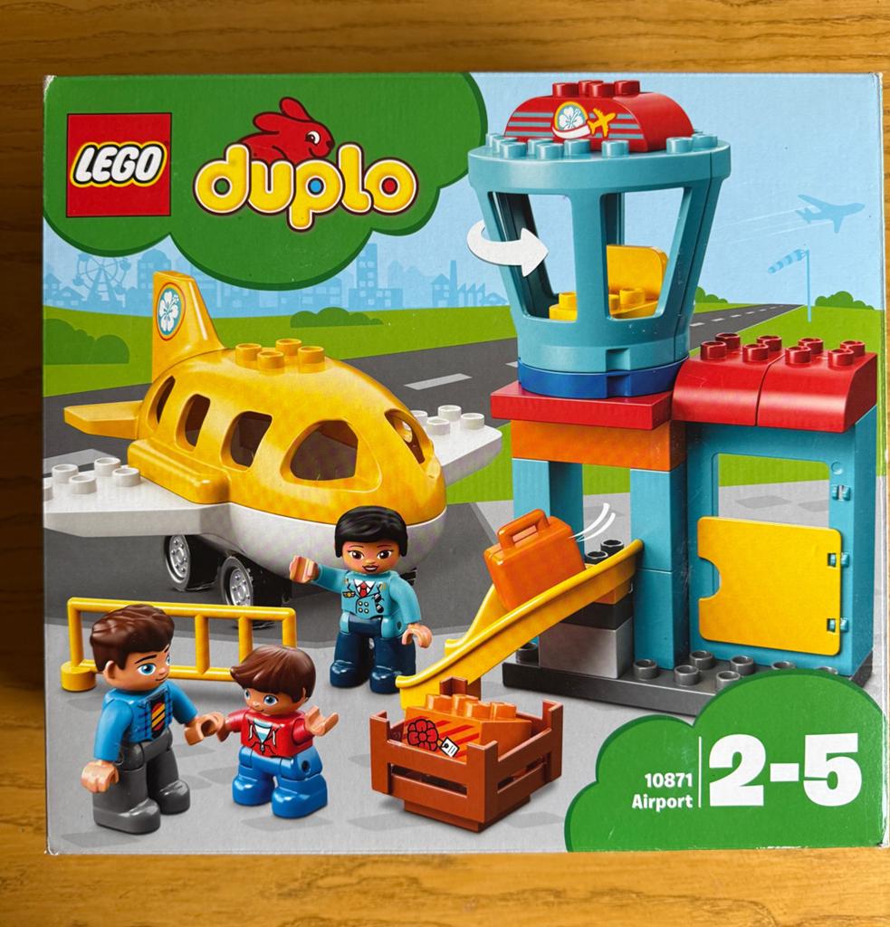Duplo airport set nr 10871, Ophalen of Verzenden, Zo goed als nieuw, Duplo