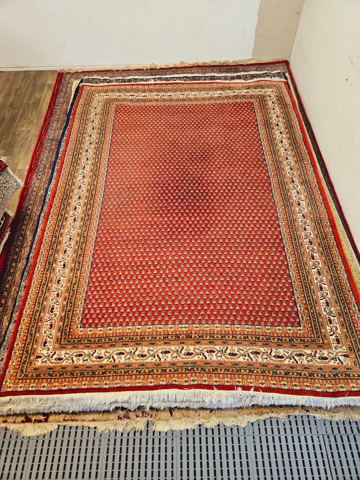 Perzisch Handgeknoopt Sarough Mir Tapijt. Prachtige kleuren, Perzisch, 200 cm of meer, Ophalen of Verzenden, Zo goed als nieuw