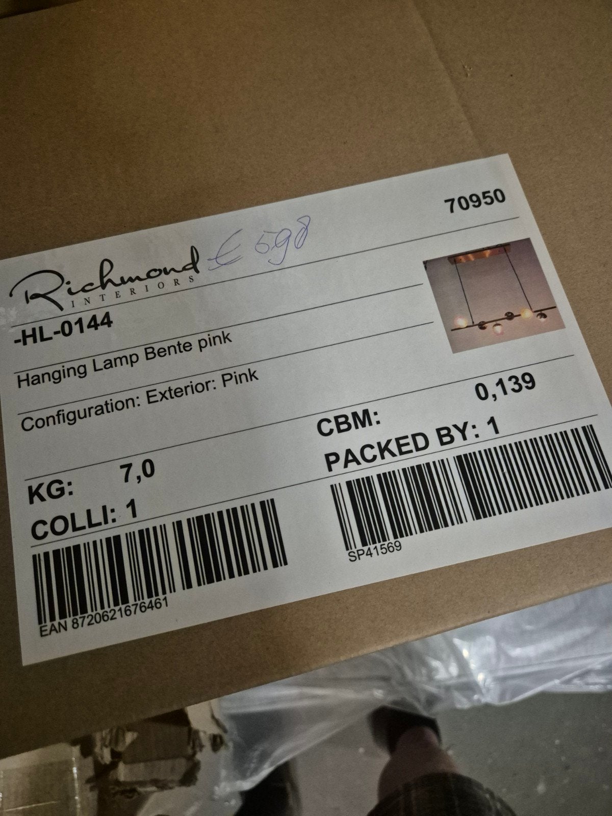 Richmond LUX lampen diverse soorten hl0144en hl0145 hanglamp, Ophalen