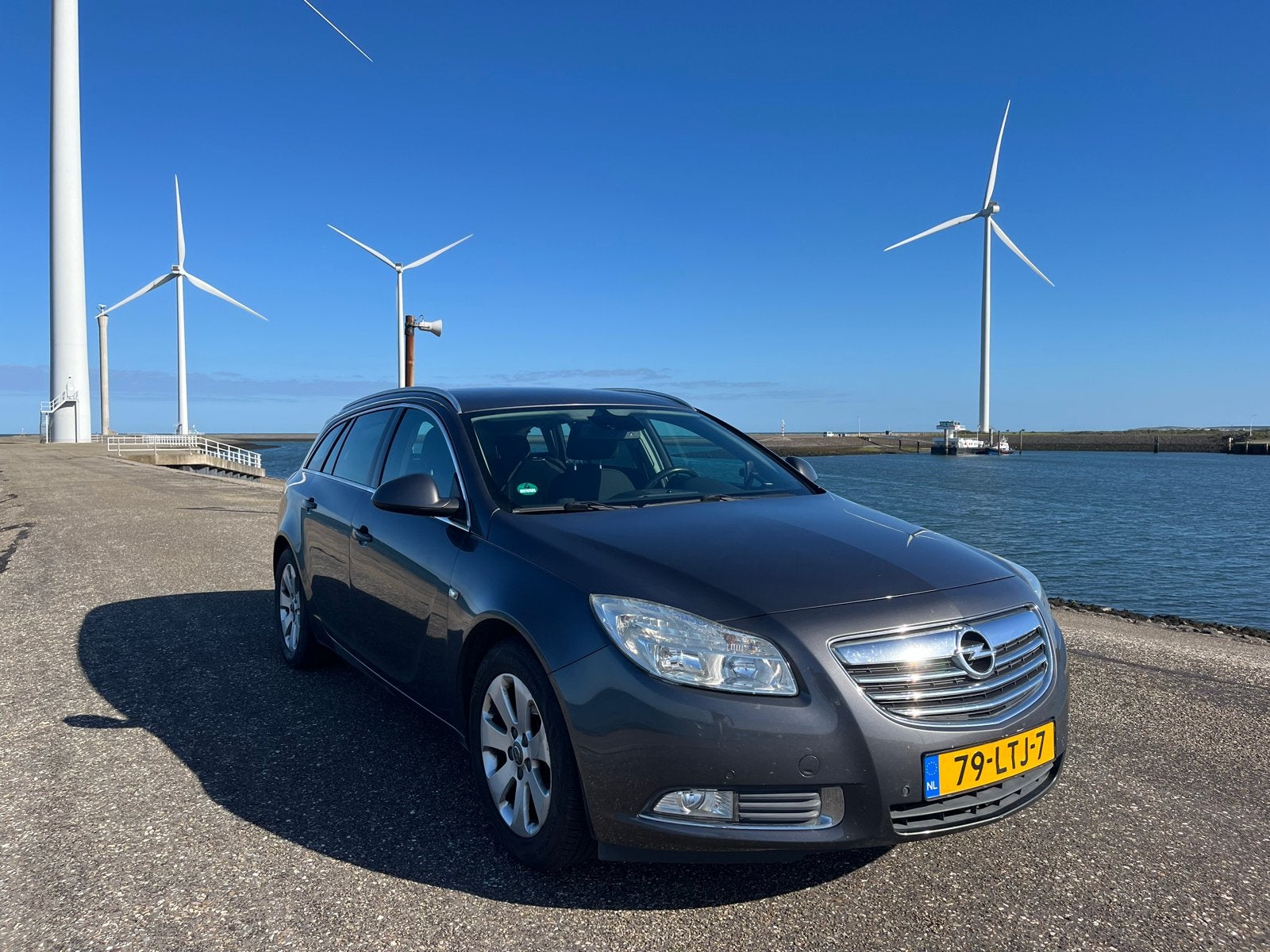Opel Insignia 1.6 Turbo Ecotec 180pk 2010 Grijs, Auto's, 4 cilinders, 179 pk, Origineel Nederlands, Handgeschakeld