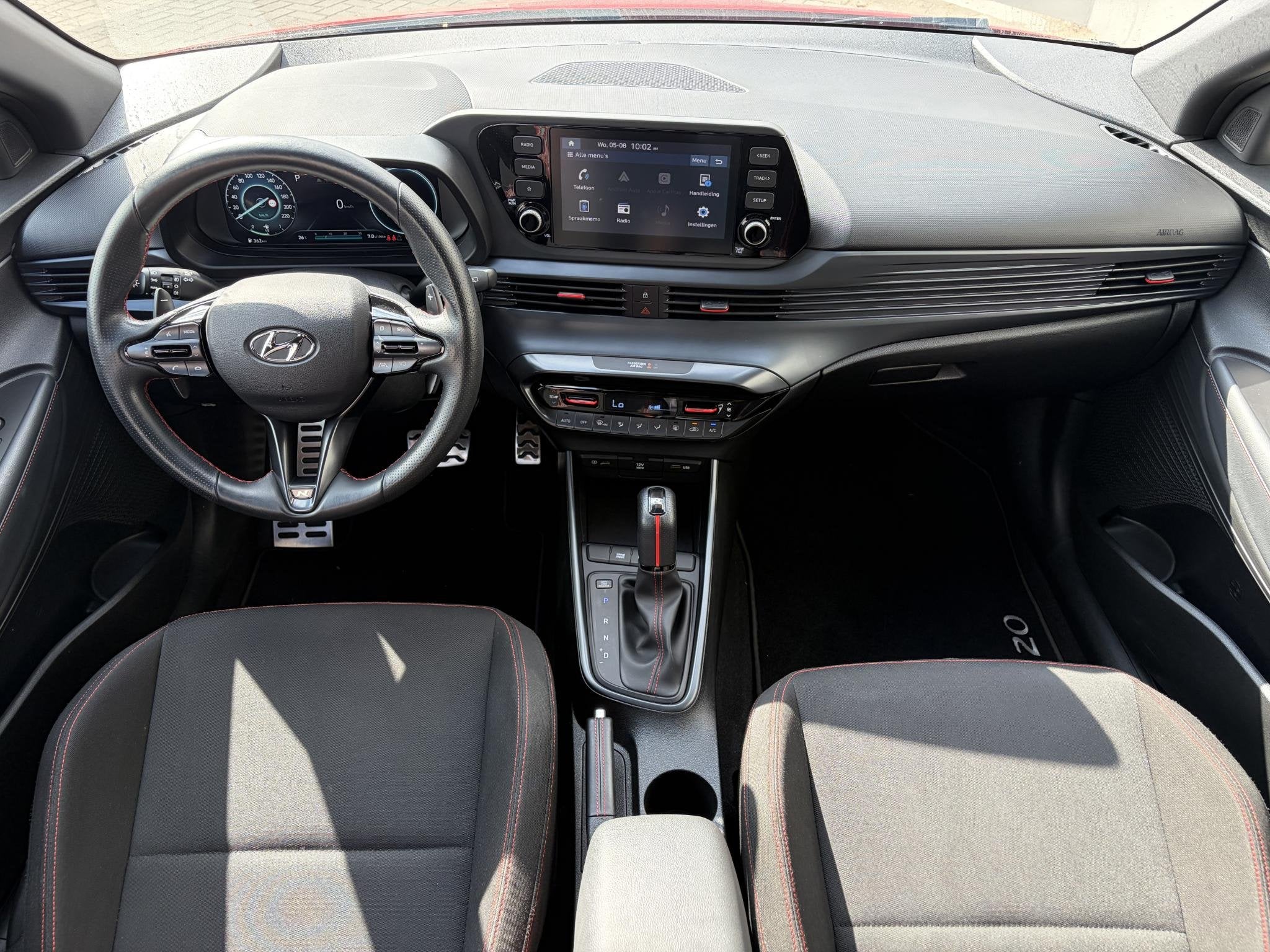 Hyundai i20 1.0 T-GDI N-line Automaat / Trekhaak (1110 KG) /, Auto's, Gebruikt, Euro 6, 19 km/l, 3 cilinders