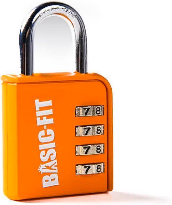 Basic-Fit cijferslot / hangslot, Ophalen of Verzenden, Nieuw, Slot