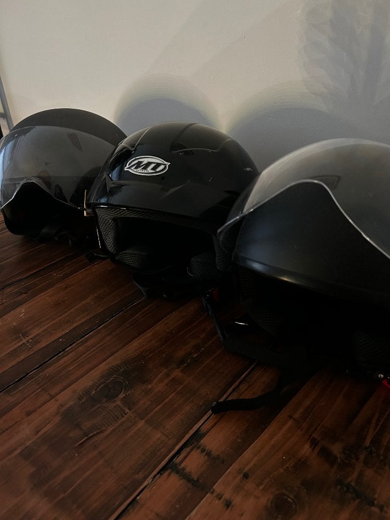 Scooter helmen, Fietsen en Brommers, Brommerhelmen, Ophalen, Gebruikt, Large