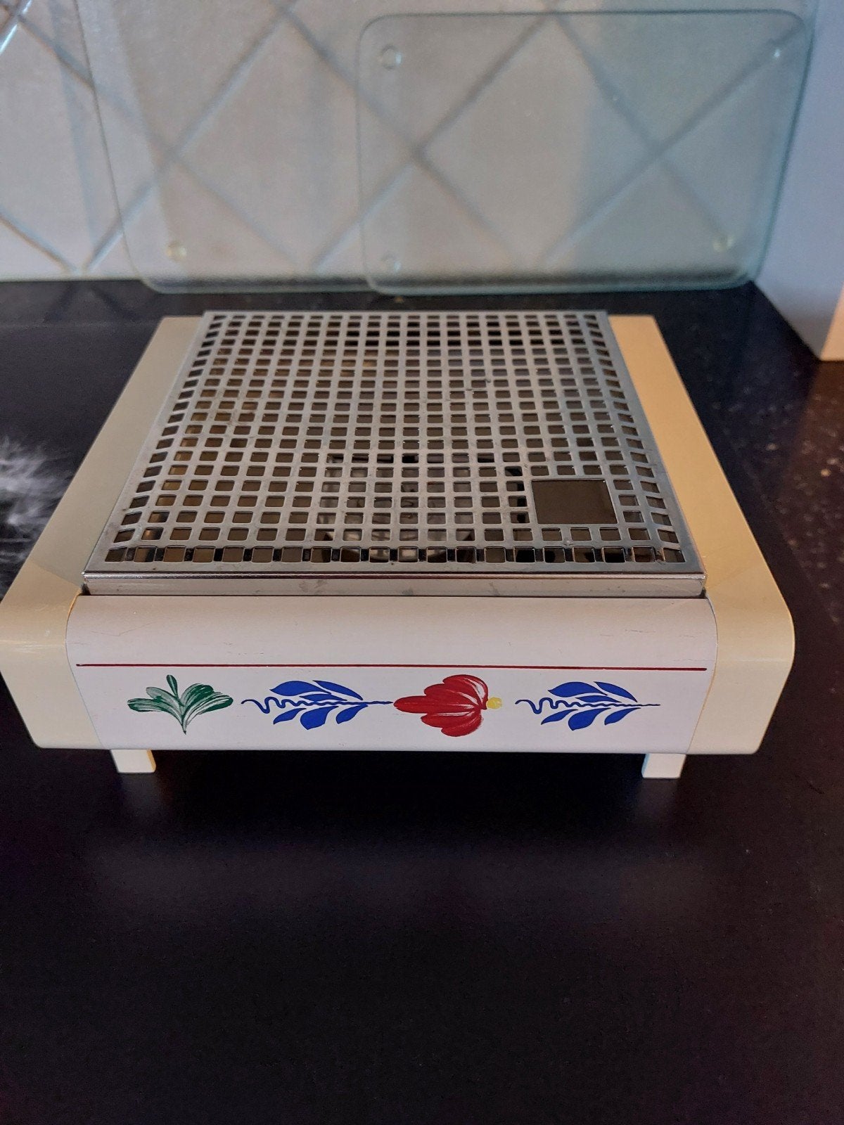 Boerenbont warmhoudplaat, theelicht, rechaud, Ophalen of Verzenden, Metaal, Meerkleurig, Overige merken