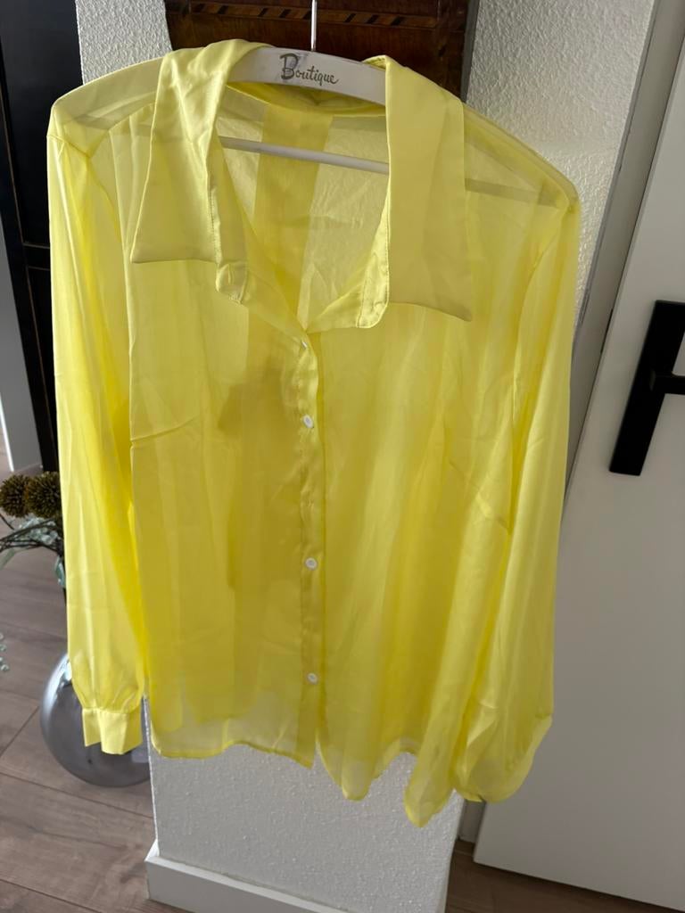 Nieuwe blouse 46/48, Ophalen of Verzenden, Nieuw, Geel, Blouse of Tuniek