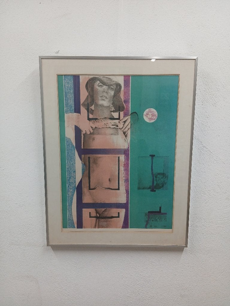 Originele kleurenlitho Pol Mara, Antiek en Kunst, Gelimiteerde oplage, Ophalen
