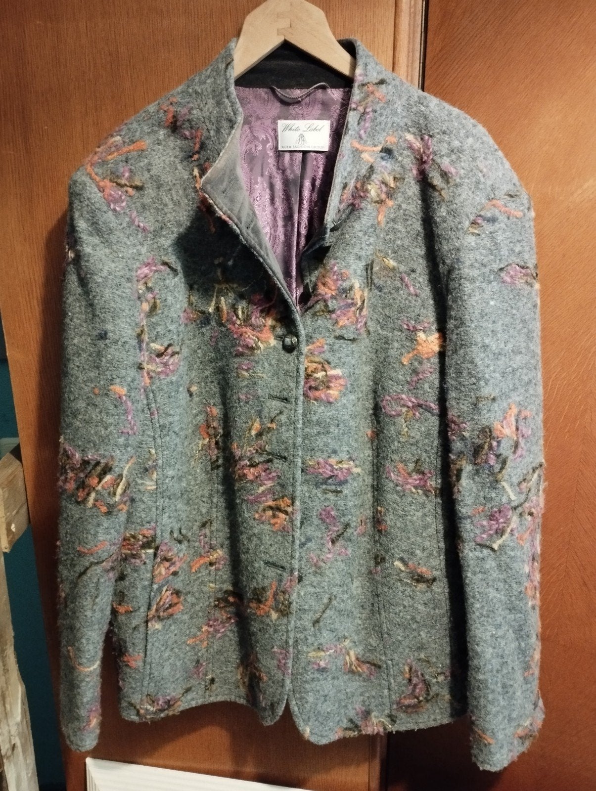 mooi willen jasje maat 48, Ophalen of Verzenden, Zo goed als nieuw, Maat 46/48 (XL) of groter, Paars
