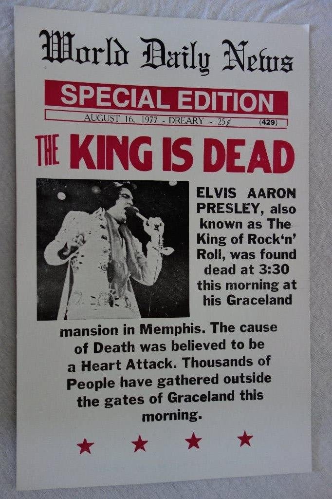 Elvis Presley’s kartonnen posters., Verzamelen, Ophalen of Verzenden, Zo goed als nieuw, Poster, Artwork of Schilderij
