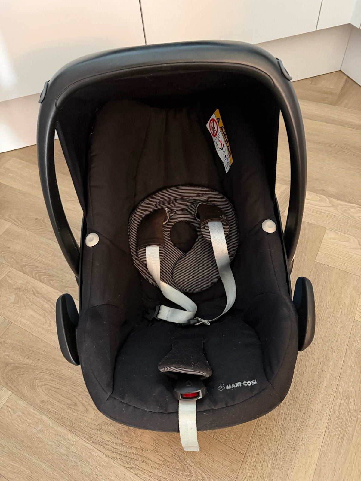 Maxi Cosi Pebble stoel + Familyfix base, Ophalen, Gebruikt, Isofix, 0 t/m 13 kg