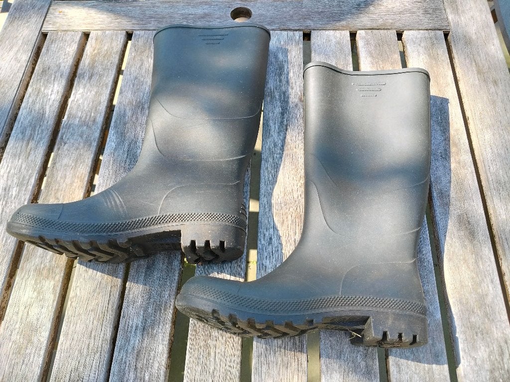 Werklaarzen/Regenlaarzen maat 42/8, Ophalen of Verzenden, Gedragen, Overige kleuren