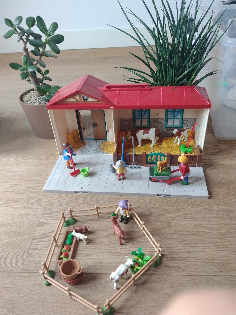 Playmobil Farm, Kinderen en Baby's, Ophalen of Verzenden, Zo goed als nieuw, Complete set, Gebouw