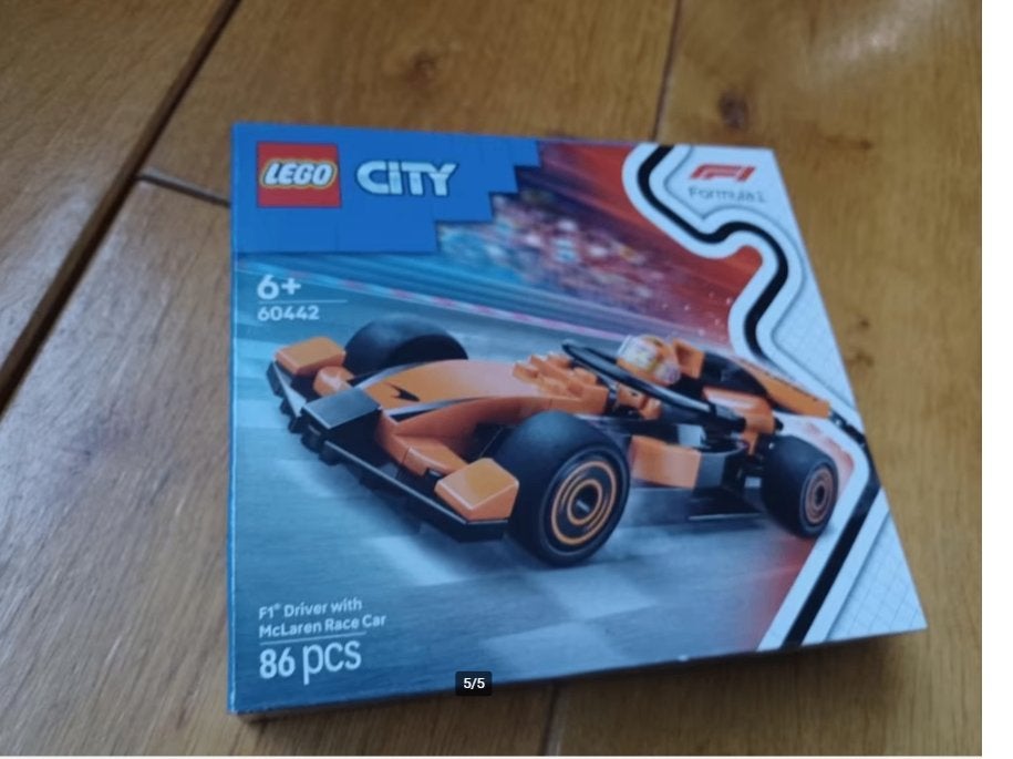 LEGO City F1 coureur met McLaren racewagen - 60442 - nieuw, City, Lego, Nieuw, Ophalen of Verzenden