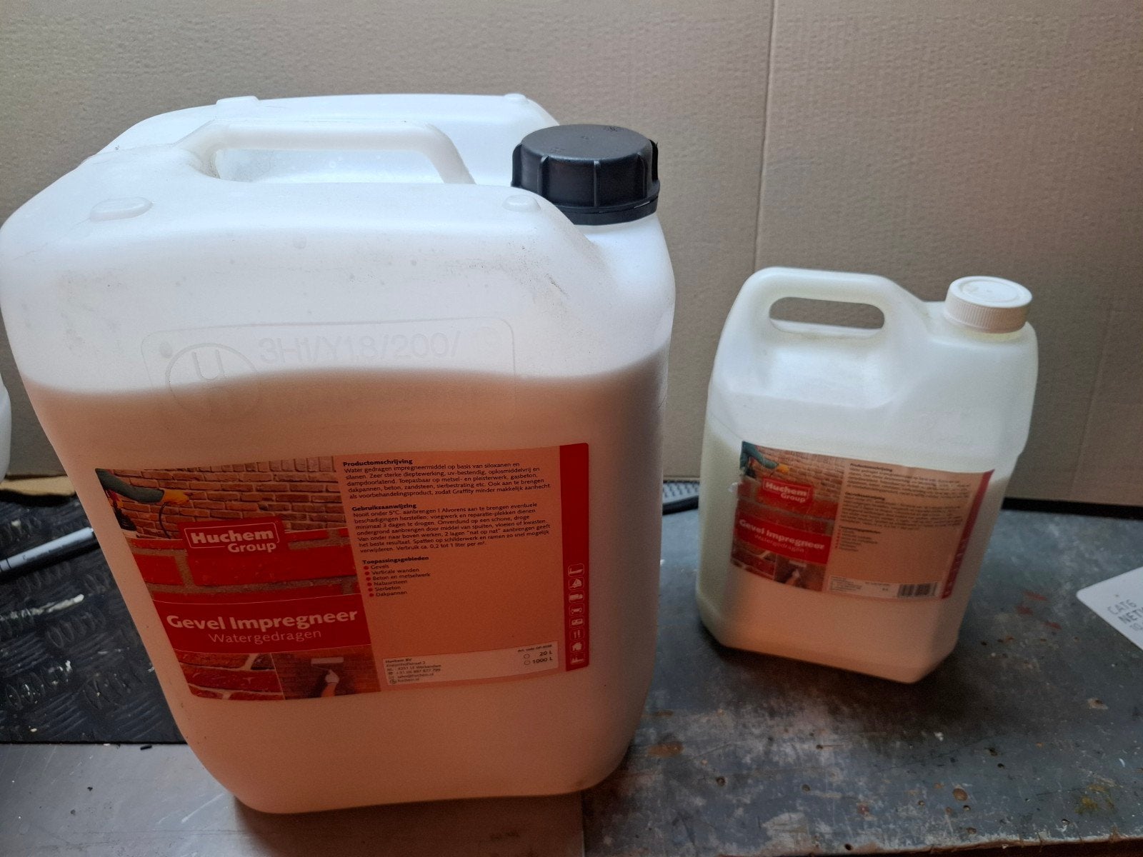 25 liter Gevel Impregneermiddel Watergedragen Huchem Group, 20 liter of meer, Ophalen of Verzenden, Nieuw
