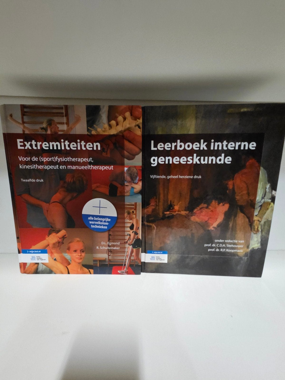 Extremiteiten & Leerboek Interne Geneeskunde, Boeken, D.L. Egmond, R. Schultenkamper, P.C. van de Wiel, R.P. Koopmans, Zo goed als nieuw