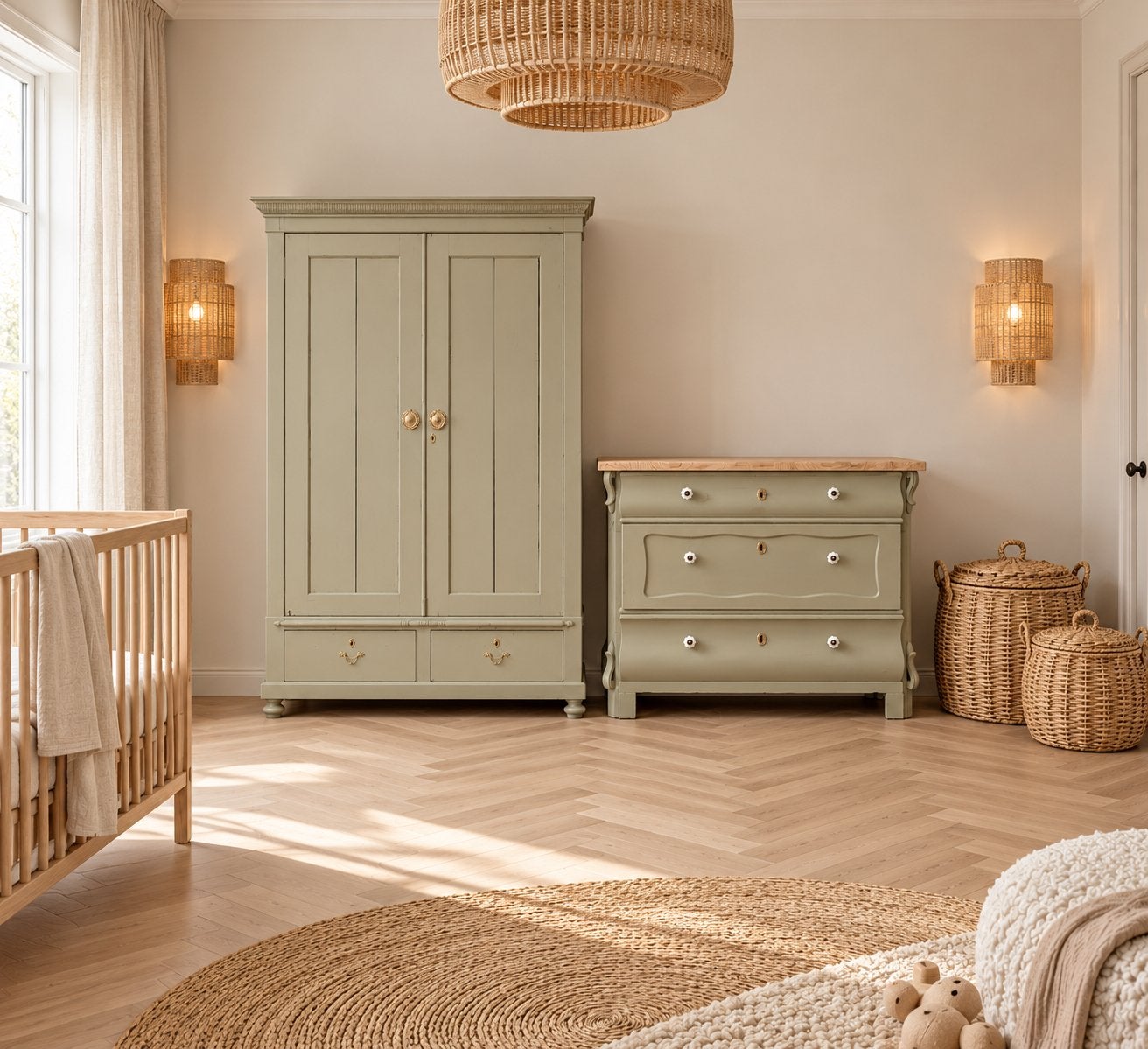 Vintage babykamer linnenkast meidenkast kledingkast commode, Huis en Inrichting, Ophalen, Zo goed als nieuw, Nvt, Minder dan 100 cm