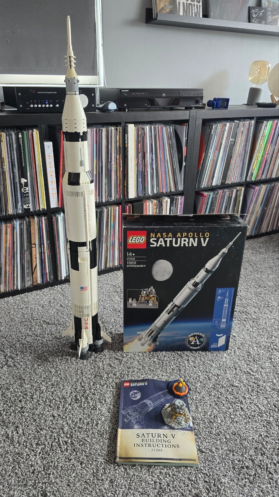 Lego Ideas NASA Apollo Saturn V 21309 Ruimteraket, Inclusief instructies, Overige thema's, Lego, Ophalen of Verzenden