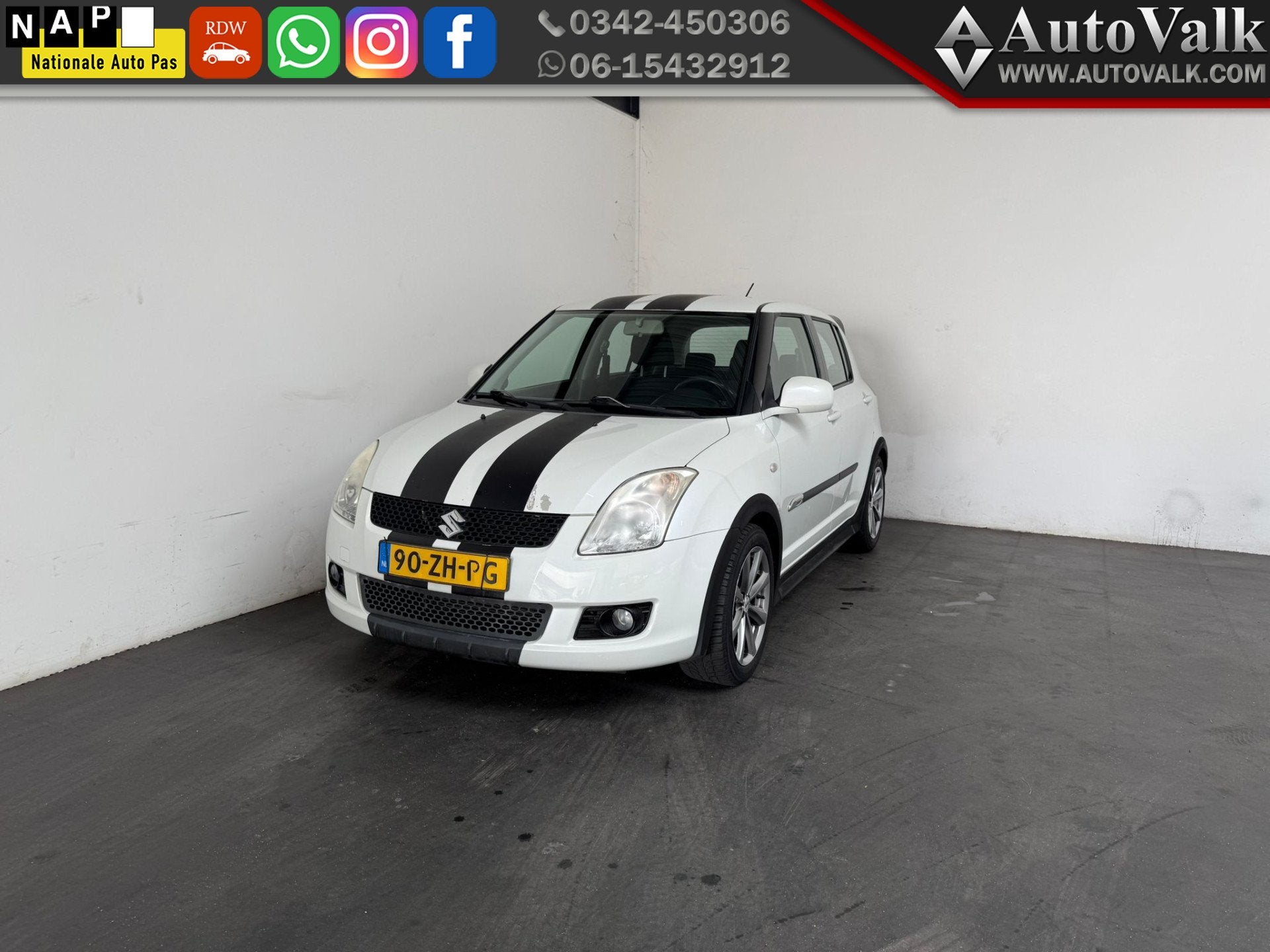 Suzuki Swift 1.3 Shogun. Airco! (bj 2008), Voorwielaandrijving, 400 kg, Origineel Nederlands, Bedrijf