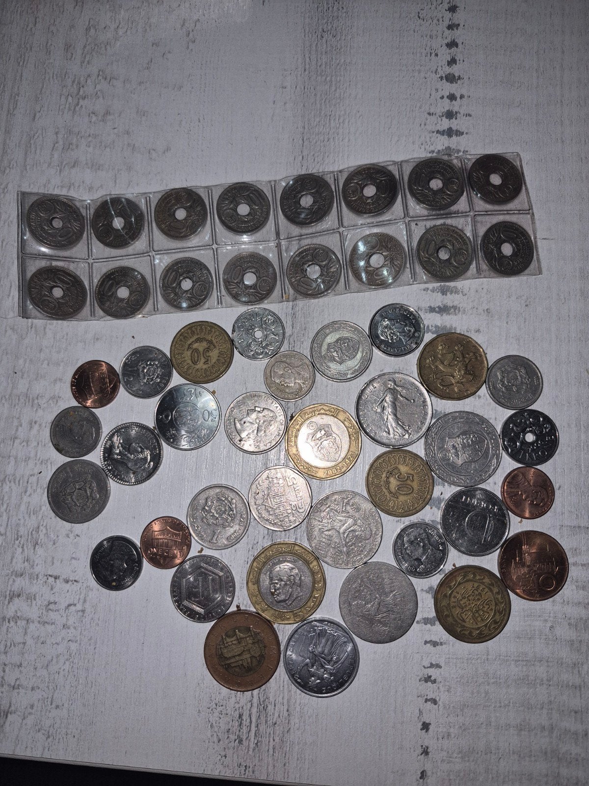 Diverse verzameling munten uit verschillende landen, Ophalen of Verzenden, Overige landen, Losse munt, Zilver