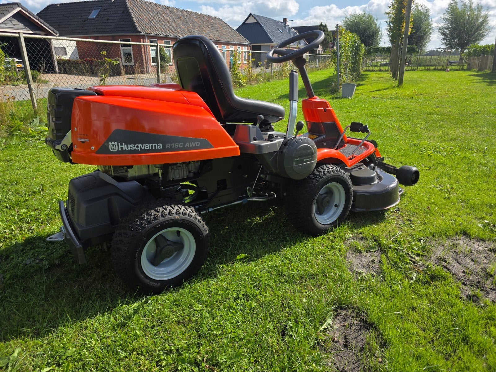 Husqvarna R16C AWD 4x4 zitmaaier 103cm combi dek 15.5pk B&S, Gebruikt, Ophalen of Verzenden, Husqvarna, Mulchfunctie