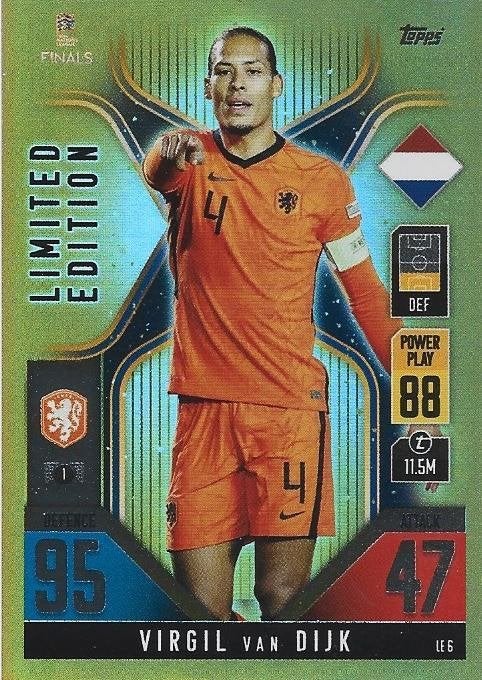 Virgil van Dijk Limited Edition (Topps), Verzenden, Nieuw, Buitenlandse clubs, Poster, Plaatje of Sticker