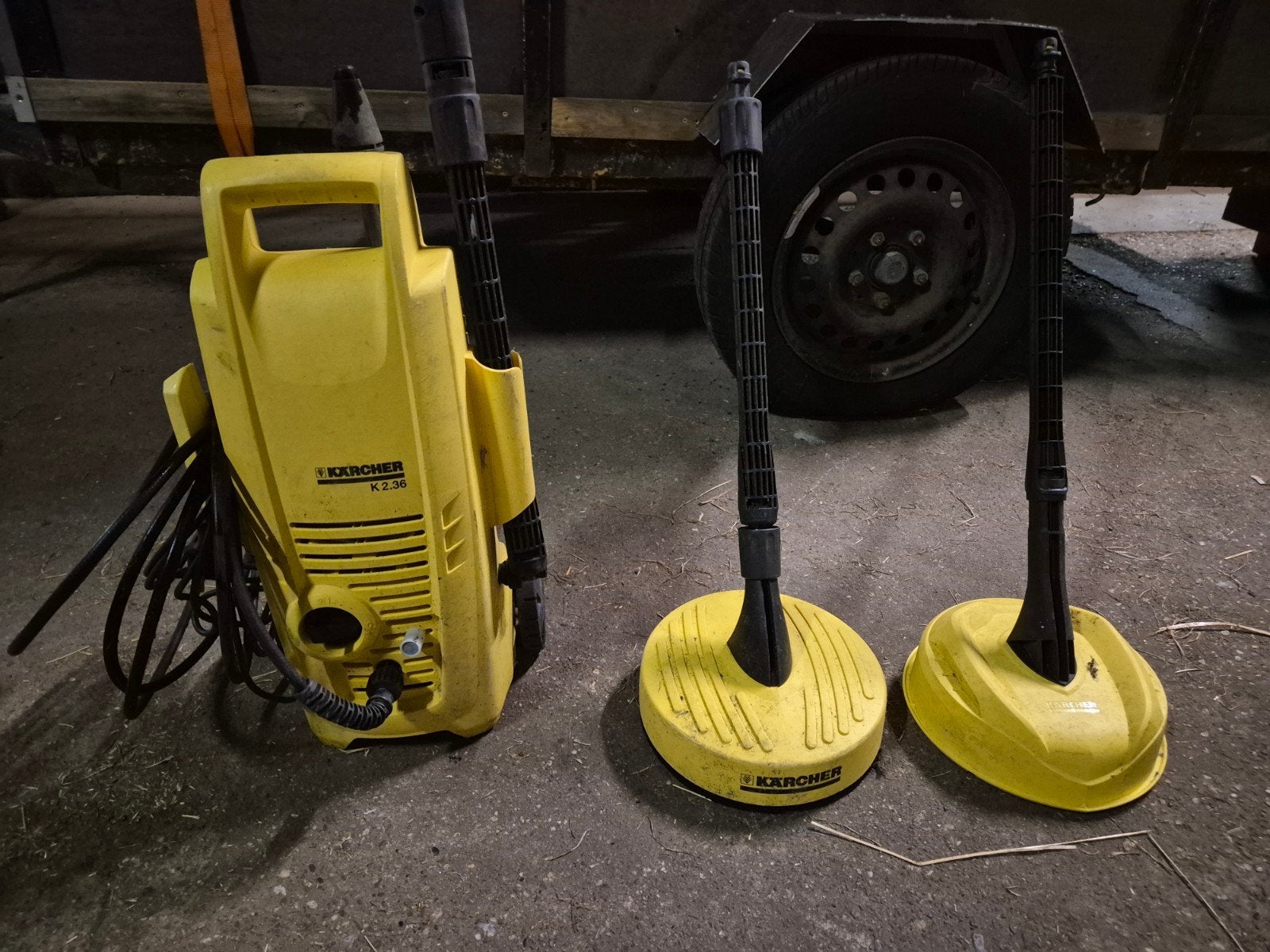 Kärcher K2.36 hogedrukreiniger met terrasreinigers, Ophalen, Gebruikt, Elektrisch, Kärcher