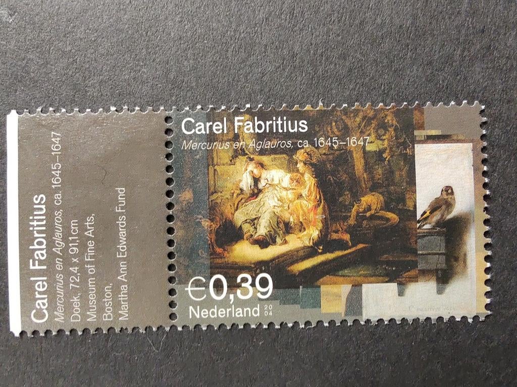 2287 Mercurius en agaluros 2004 Carel Fabritius, Postzegels en Munten, Postzegels | Nederland, Ophalen of Verzenden