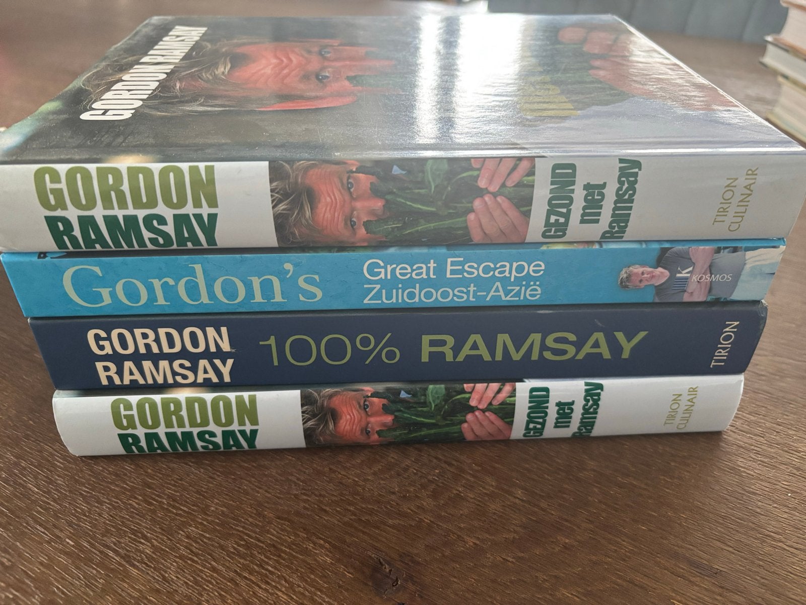 4 Gordon Ramsay kookboeken - Gezond, Great Escape, 100%, Gelezen, Hoofdgerechten, Azië en Oosters, Ophalen of Verzenden