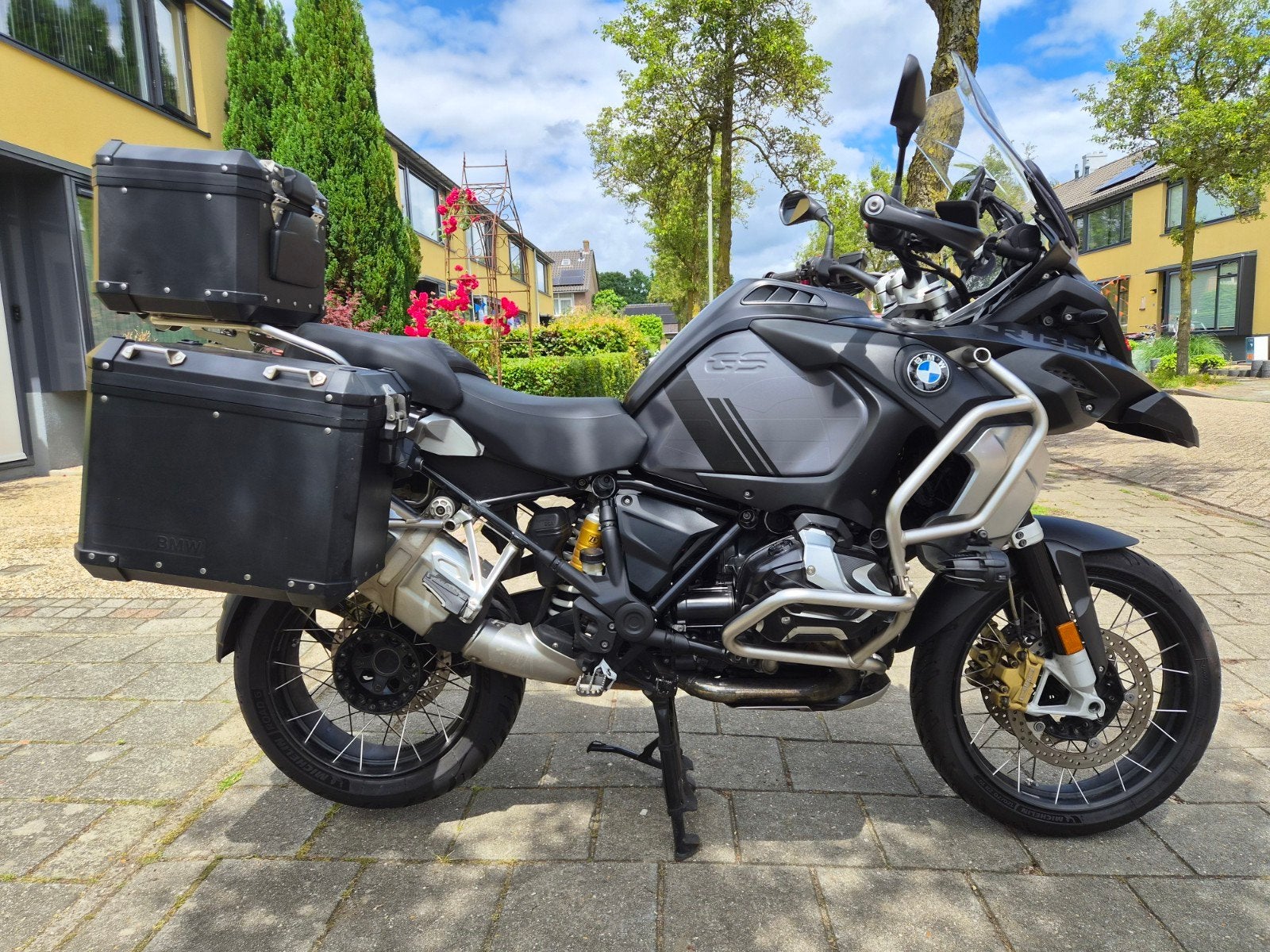 BMW R 1250 GS Adventure Triple Black + Orgineel kofferset, Motoren, Motoren | BMW, 2 cilinders, Motorrijbewijs A, Gebruikt, Particulier