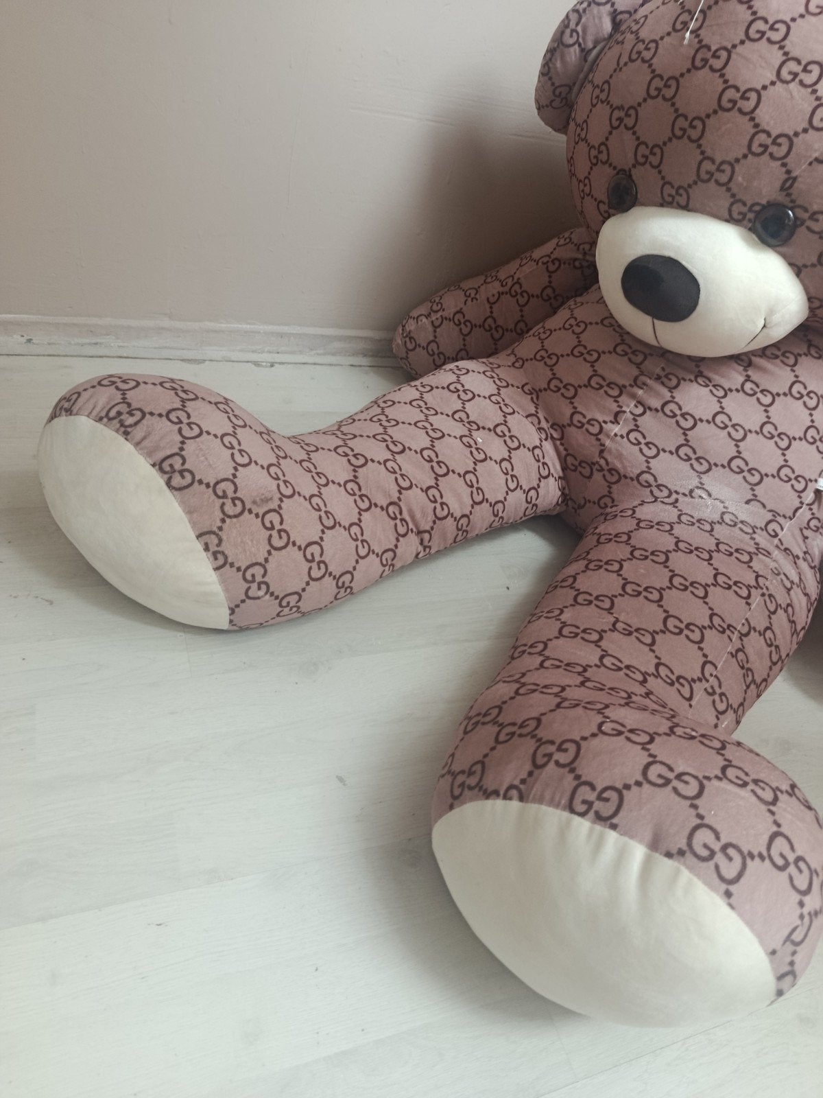 Grote beer, Verzamelen, Beren en Cherished Teddies, Ophalen of Verzenden, Zo goed als nieuw, Stoffen beer, Overige merken