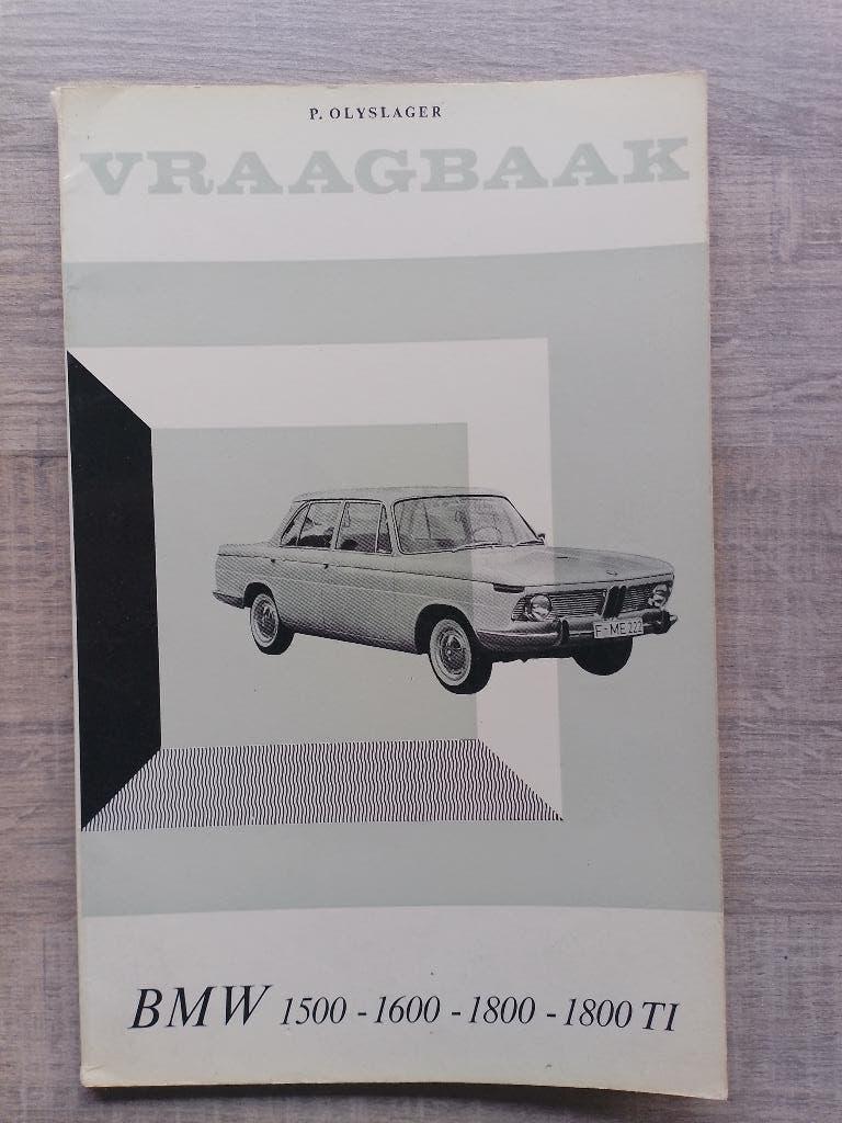 P. Olyslager vraagbaak BMW 1500 - 1600 - 1800 Ti - 1962 - 64, Ophalen of Verzenden