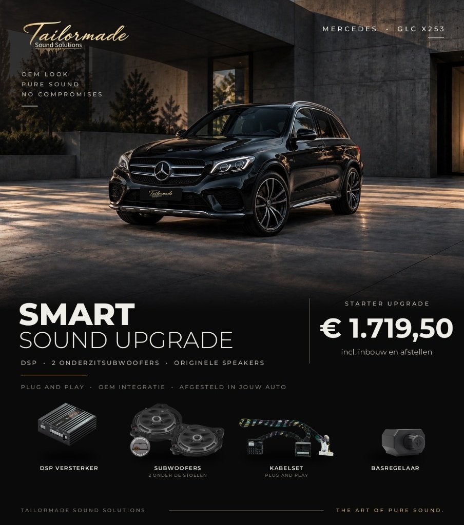 Mercedes GLC X253 audio upgrade vanaf €1.719,50, Auto diversen, Ophalen, Nieuw