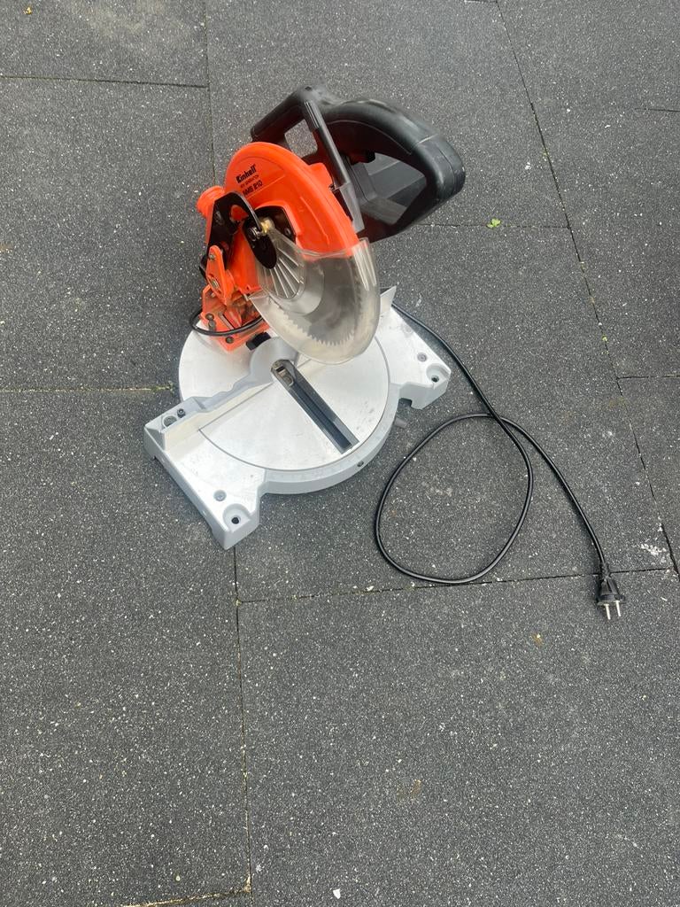 Einhell lectrische Houtzager met snoer, Gebruikt, Cirkelzaag, Ophalen of Verzenden, 30 tot 70 mm