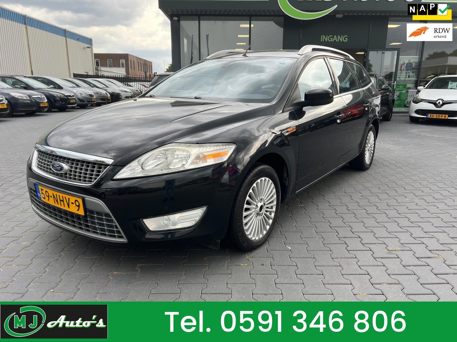 Ford Mondeo Wagon 2.0-16V LIMITED BJ010 AIRCO CRUISE, Auto's, Ford, Euro 5, Stof, Gebruikt, Mondeo