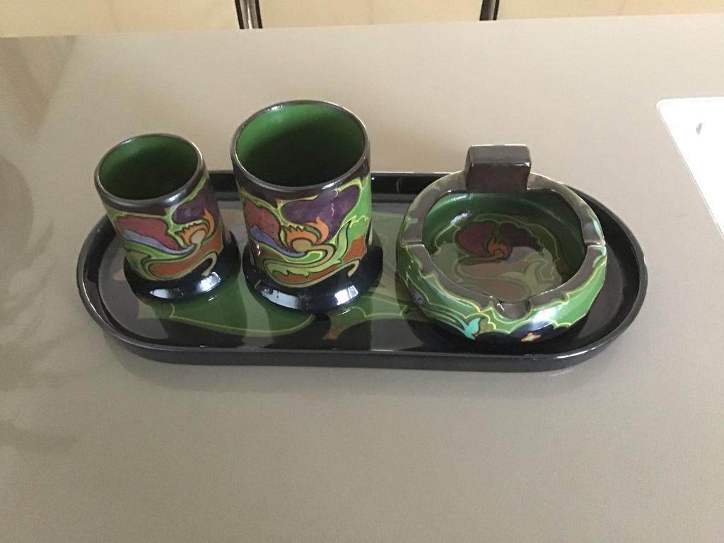 Vintage Goedewaagen Gouda Holland Rookset - Art Deco, Ophalen of Verzenden