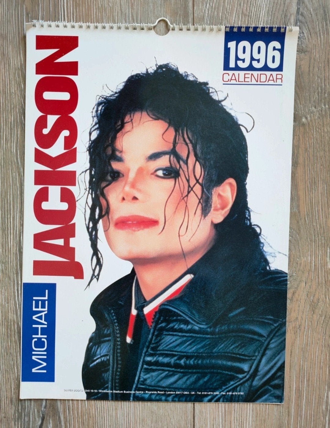 Michael Jackson/Kalender 1996, Ophalen
