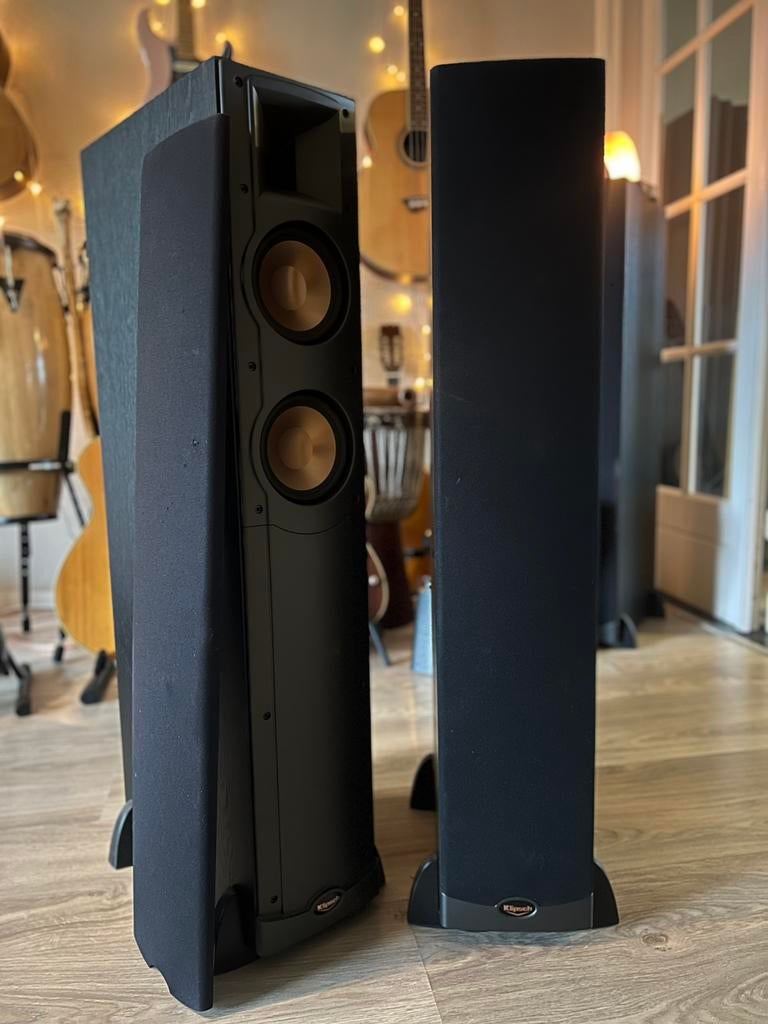 Klipsch RF52 Ref IV, Zo goed als nieuw, 120 watt of meer, Front, Rear of Stereo speakers, Ophalen