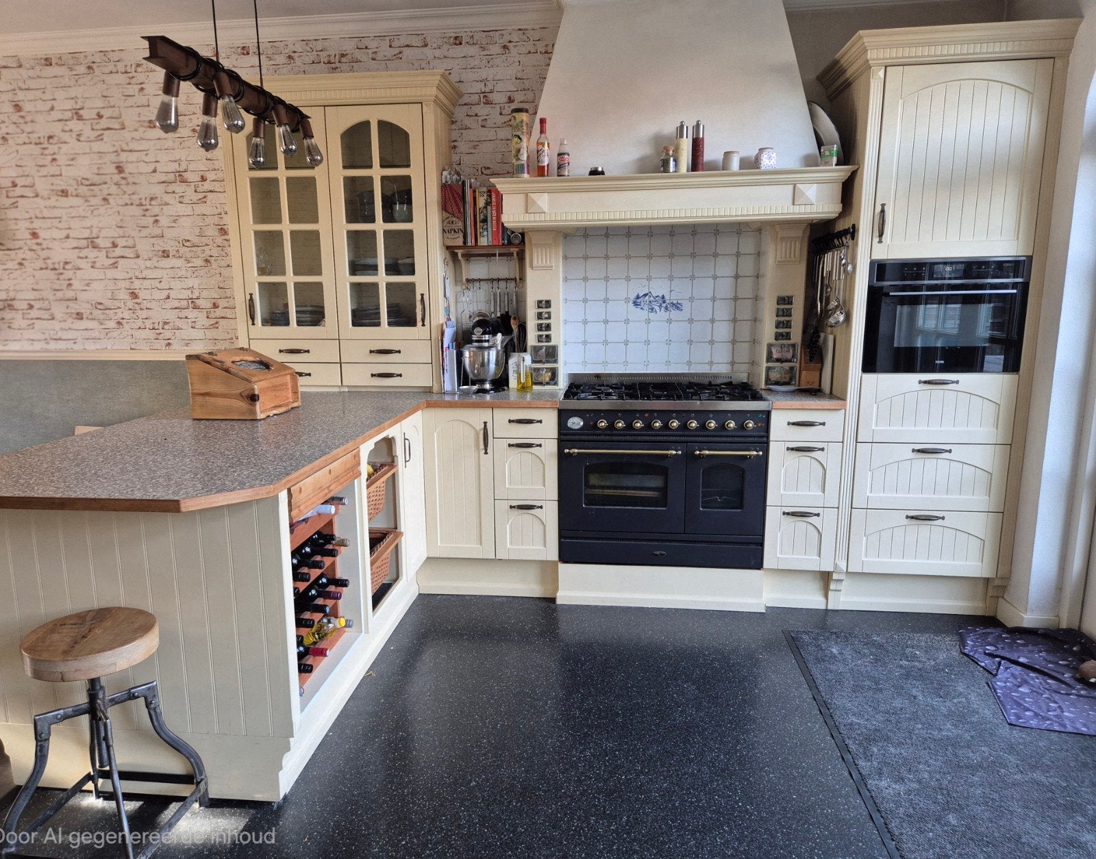 Tulp keuken, matterhorn, camee mat, toogmodel, Ophalen, Gebruikt, Hoekkeuken, Kunststof