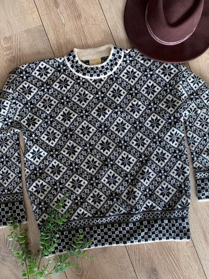Dale of Norway wollen trui M bohemian wool jumper, Maat 38/40 (M), -, Zwart, -