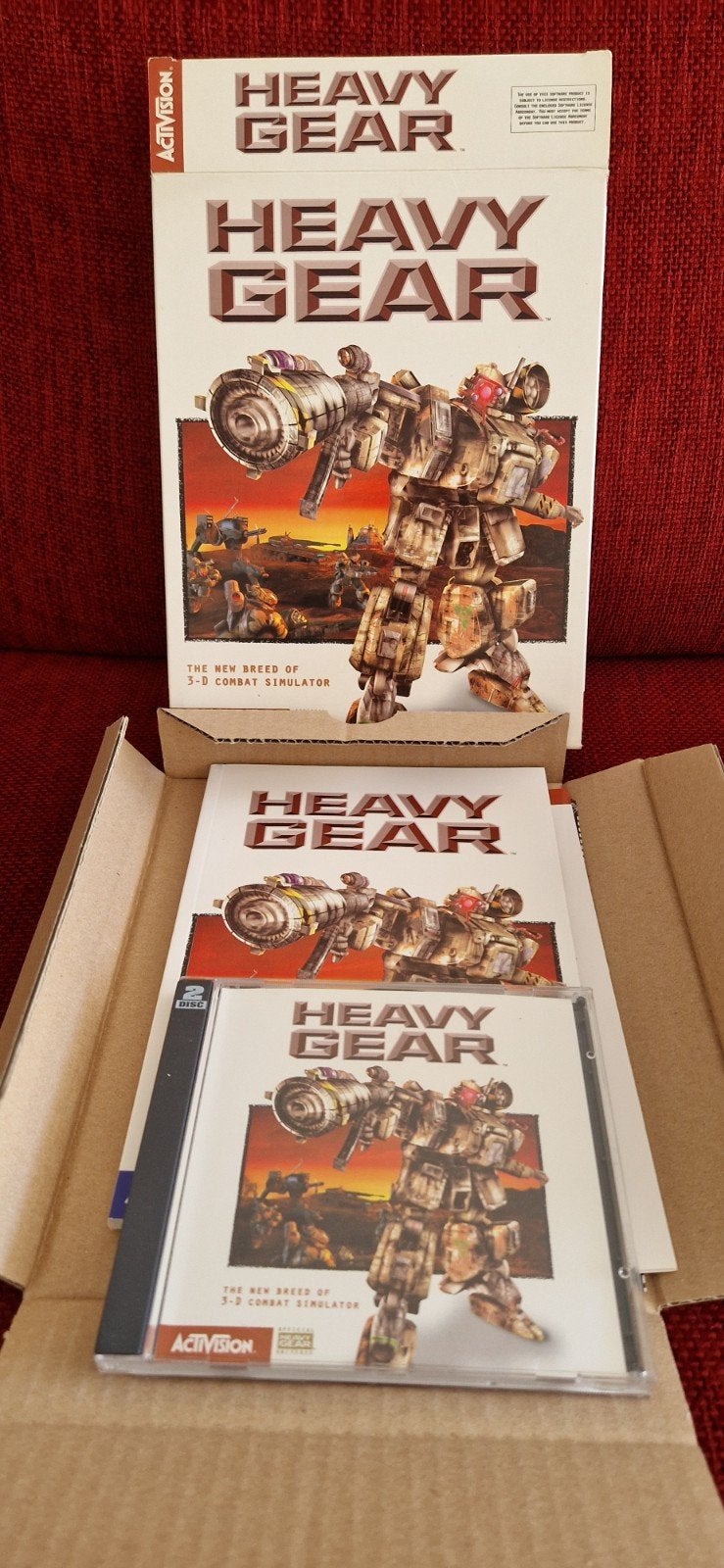 Heavy Gear PC CD-ROM (Activision) - Klassieke Mech Game, 1 speler, Ophalen of Verzenden, Zo goed als nieuw, Vanaf 12 jaar