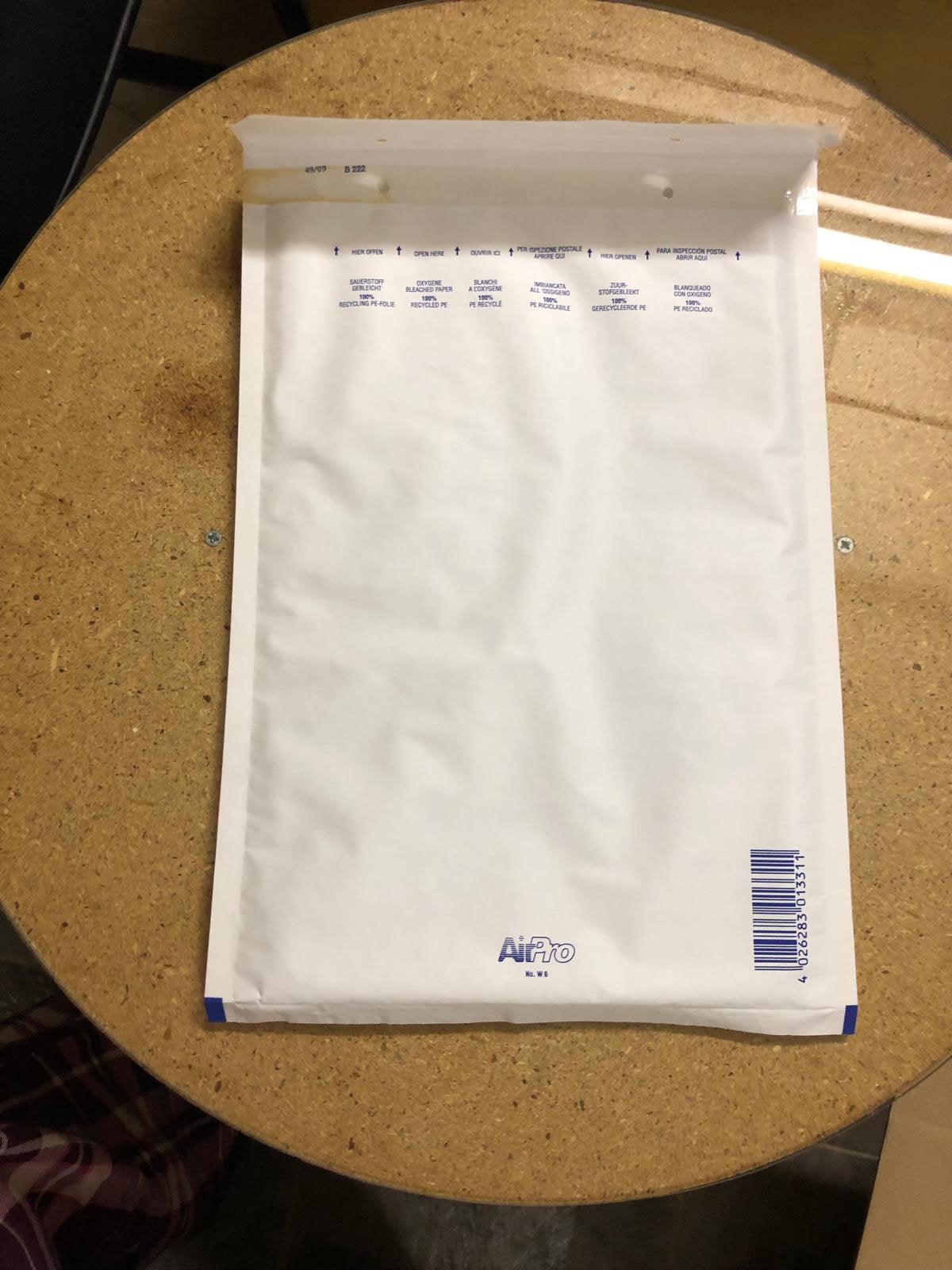 Witte luchtkussenenvelopen, Ophalen of Verzenden, Nieuw