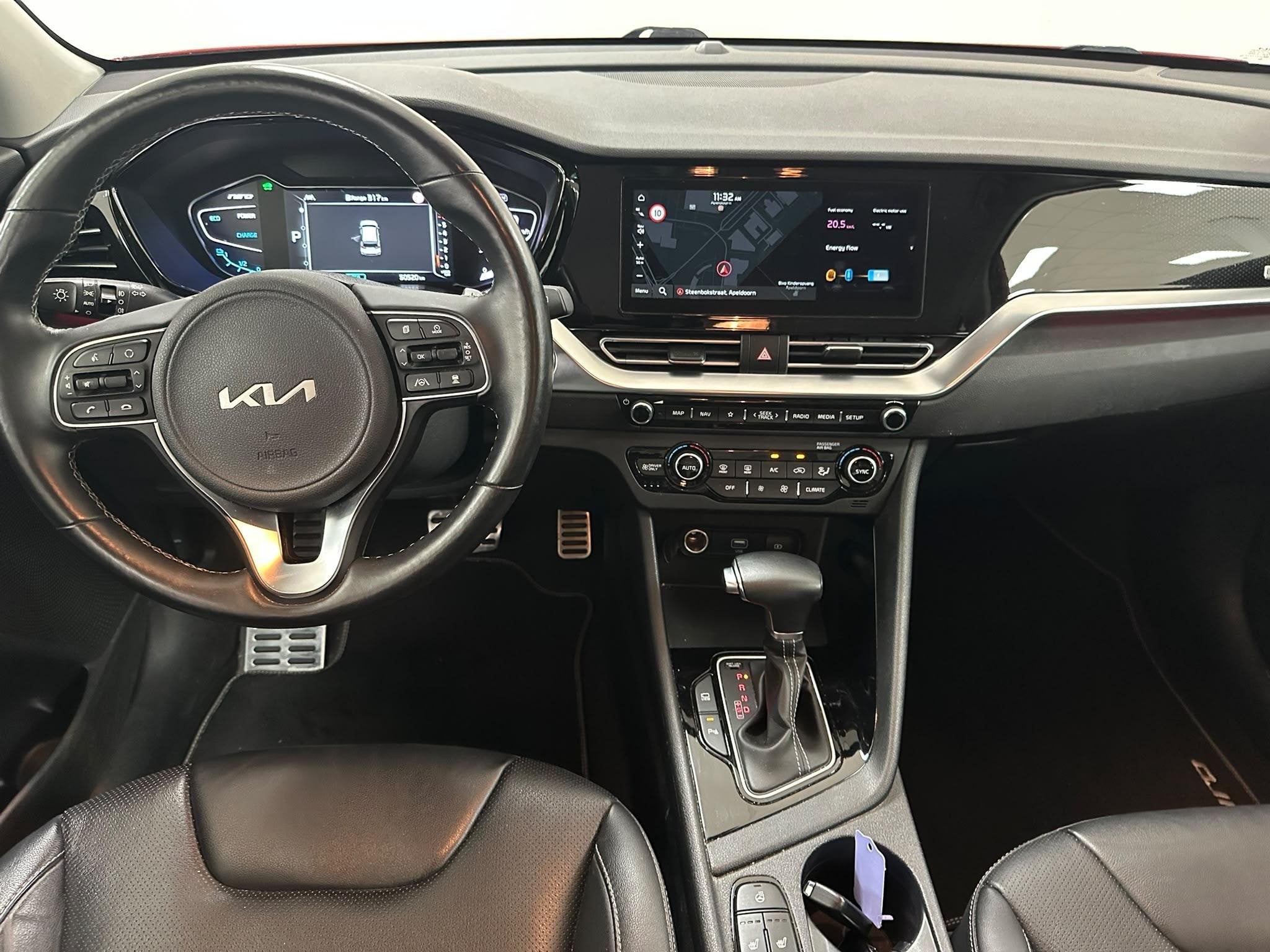 Kia Niro 1.6 GDi Hybrid DynamicPlusLine Navi | Adaptive | Ca, Auto's, Gebruikt, 1390 kg, SUV of Terreinwagen, Onderhoudsboekje