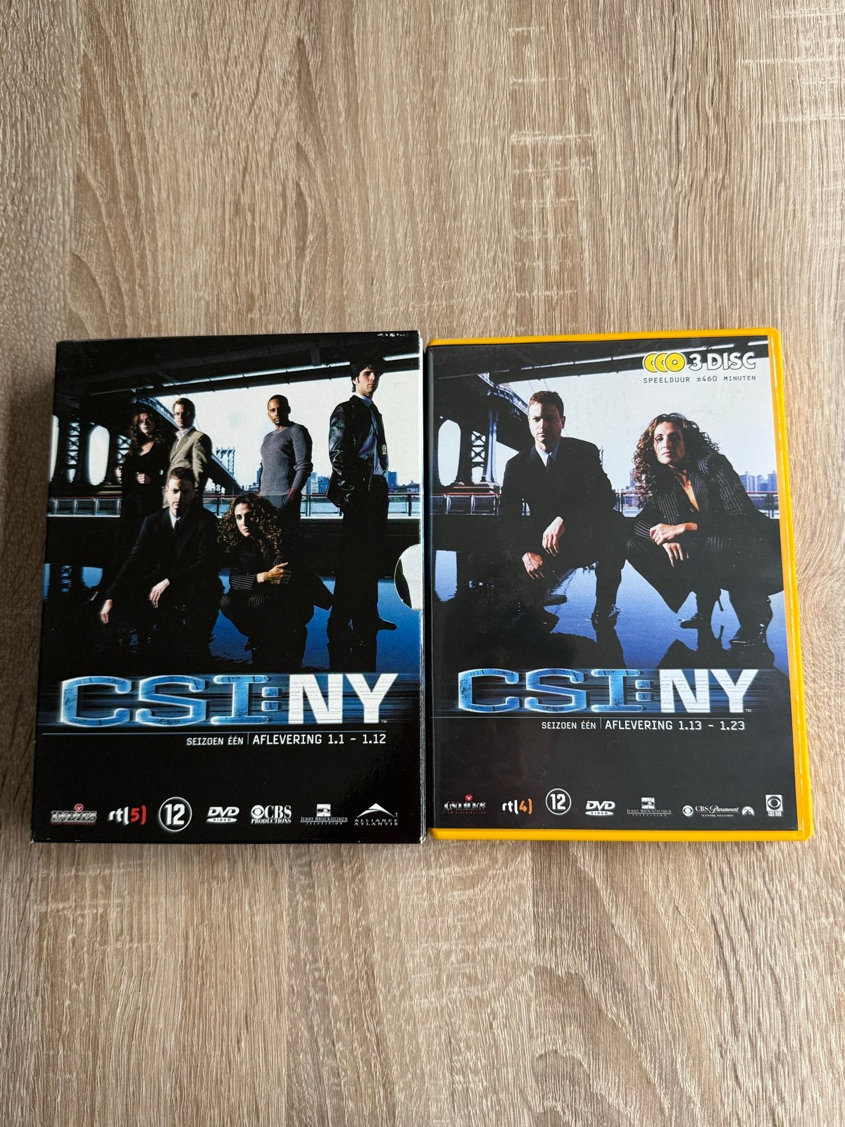 CSI: NY Seizoen 1 Deel 1 & 2 DVD Boxset, Cd's en Dvd's, Engels, Seizoen 1, Misdaad, Nederlands